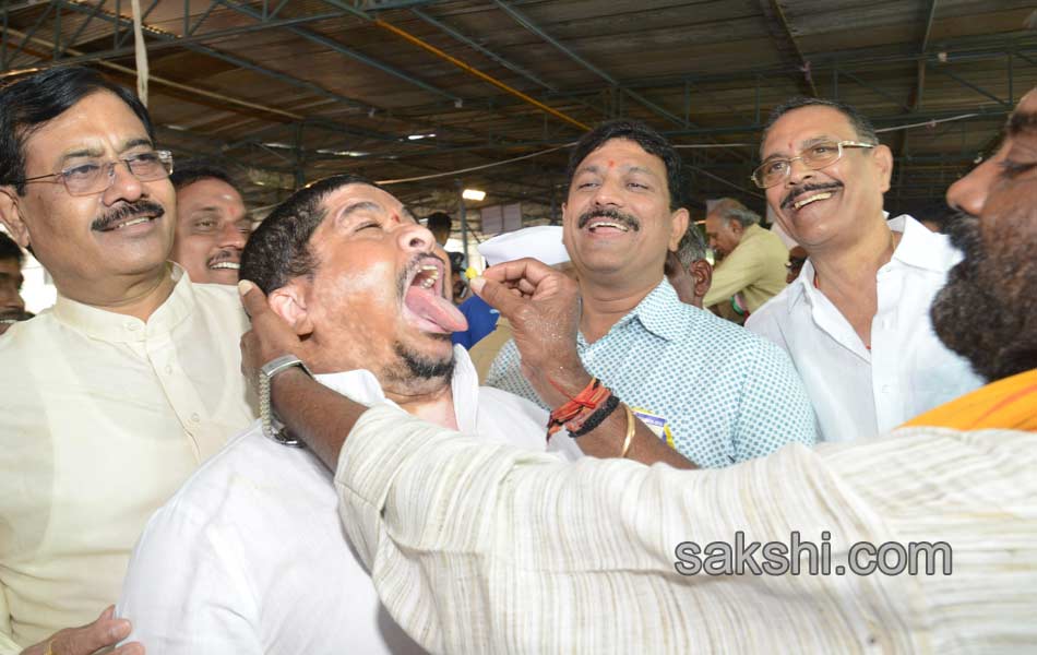 Thousands of asthma patients take fish prasadam in Hyderabad17