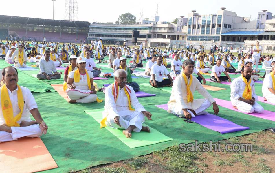 international yoga day celebrated in telugu states22