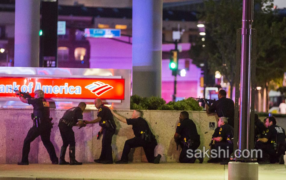 Police Shootings Protests Dallas - Sakshi10