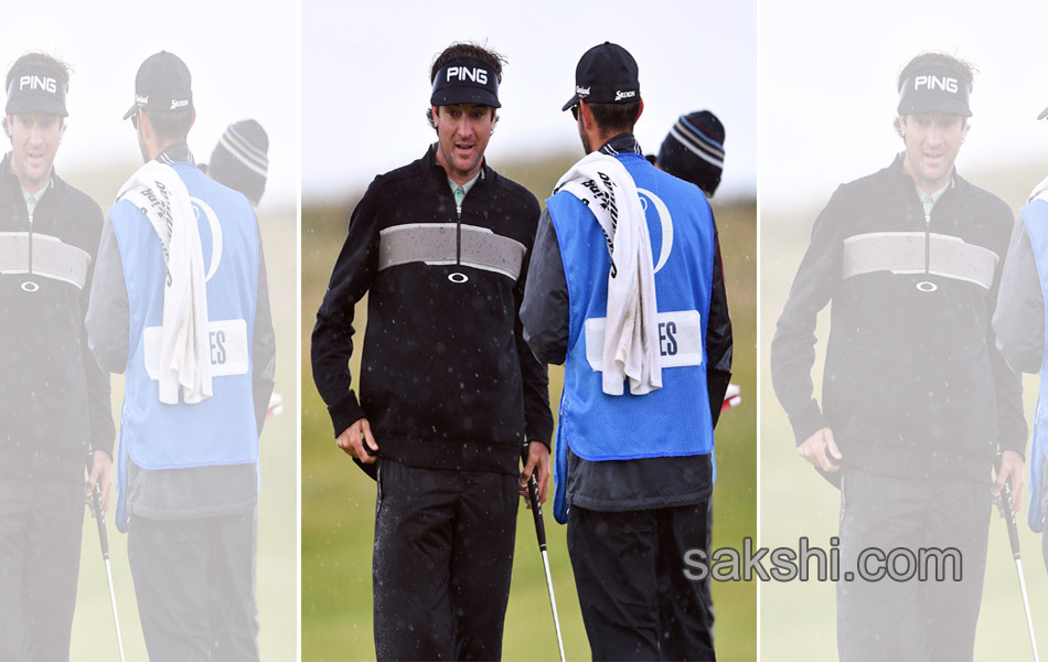 practice ahead of the British Open Golf Championship at Royal Troon in Scotland13