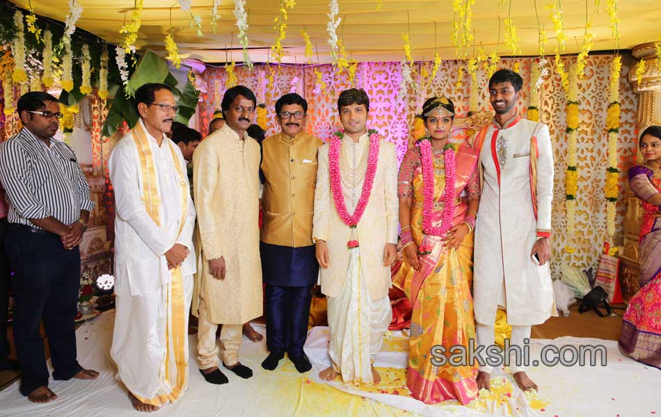 Prabhu Thej Varsha Weddig photos2