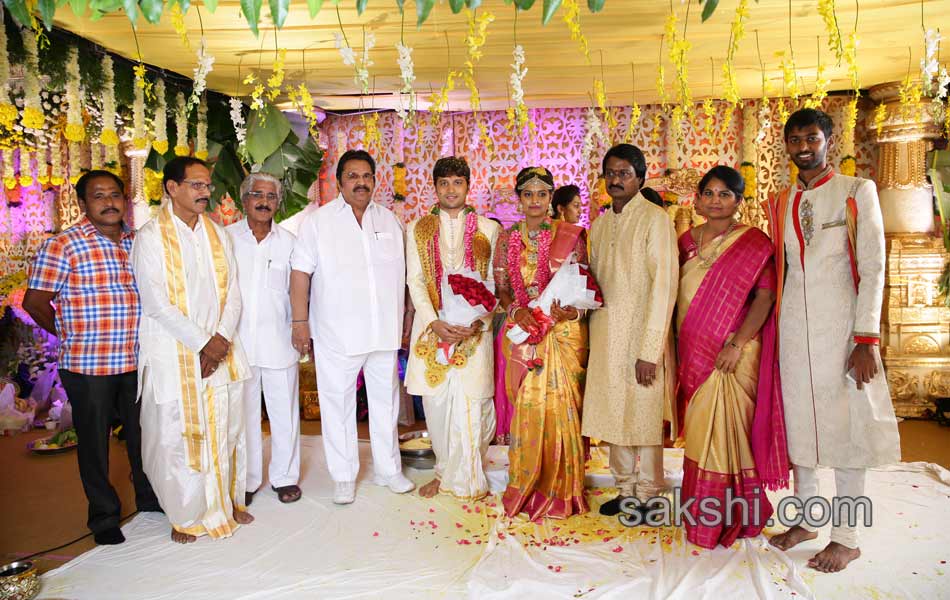 Prabhu Thej Varsha Weddig photos4