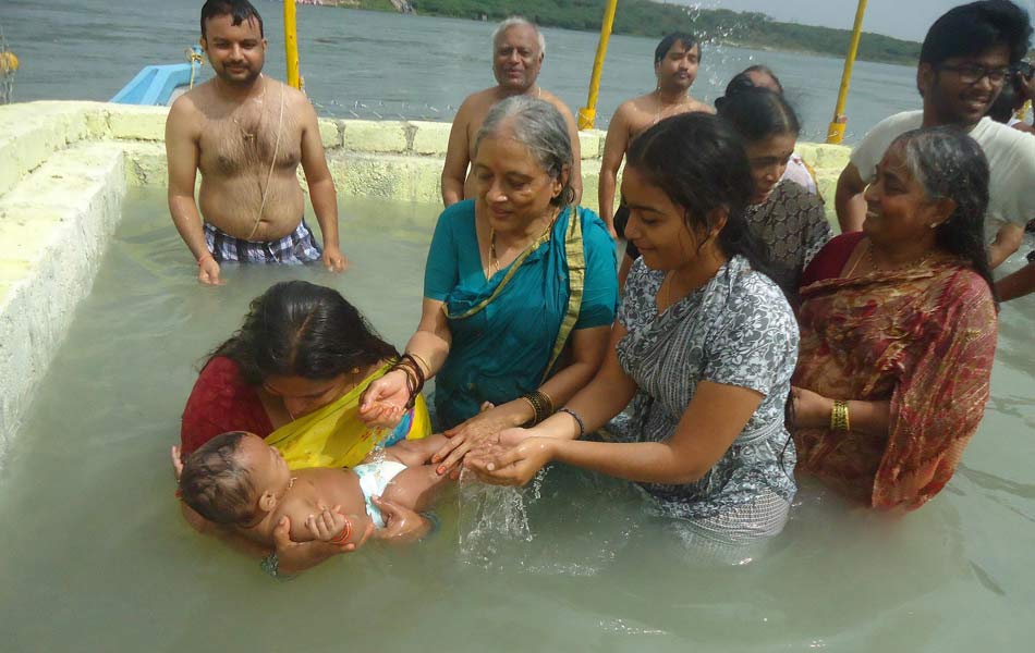 Children happy moments in Puskara ghats6