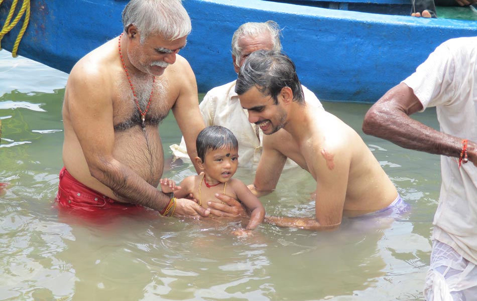 Children happy moments in Puskara ghats7