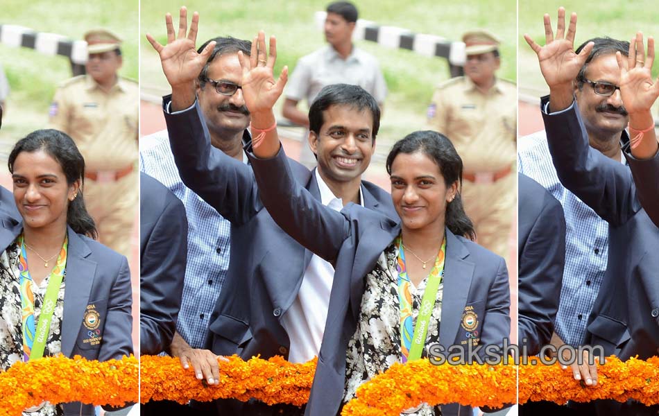 Grand Welcome To Sindhu4