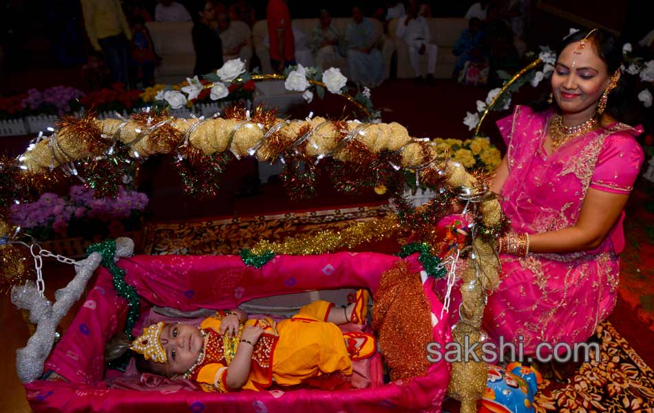 PV Sindhu attends Krishnastami Celebrations in Hyderabad13