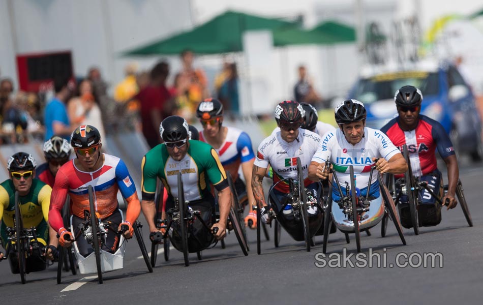 Rio Paralympics Cycling  hand cycling event7