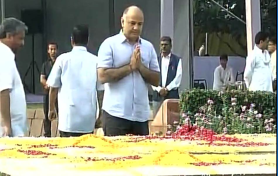 Leaders pays tribute mahatma gandhi6