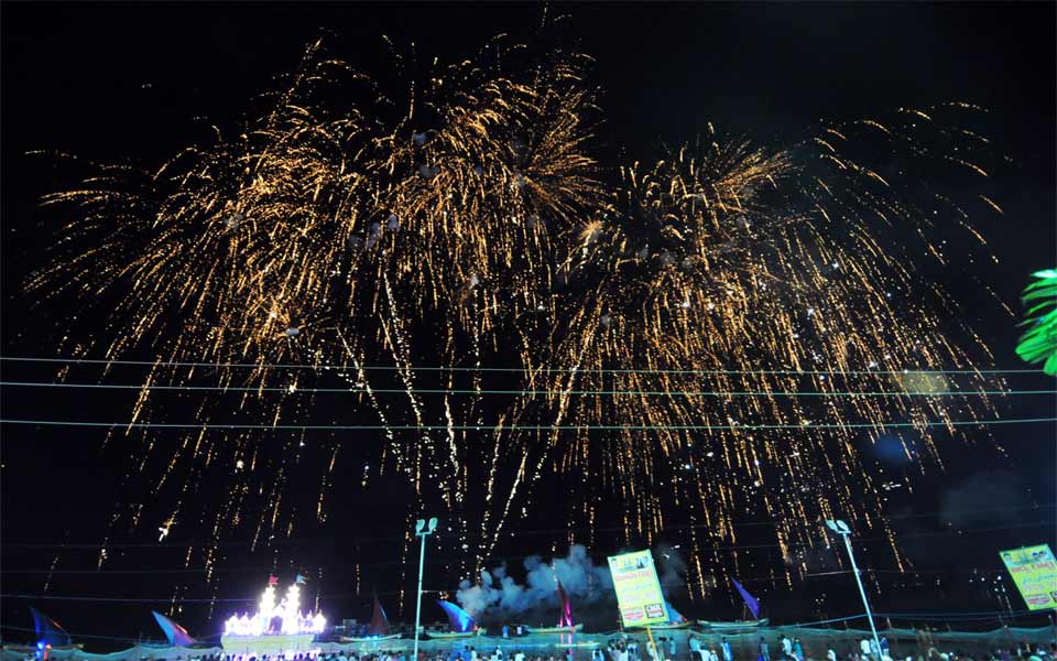 Fire works at Rottela pandaga - Sakshi8