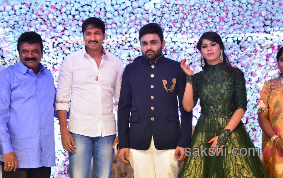 ministers talasani daughters wedding reception held17