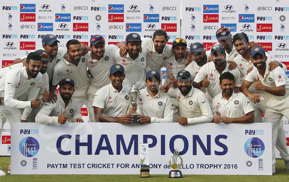 India beat England by innings and 75 runs1