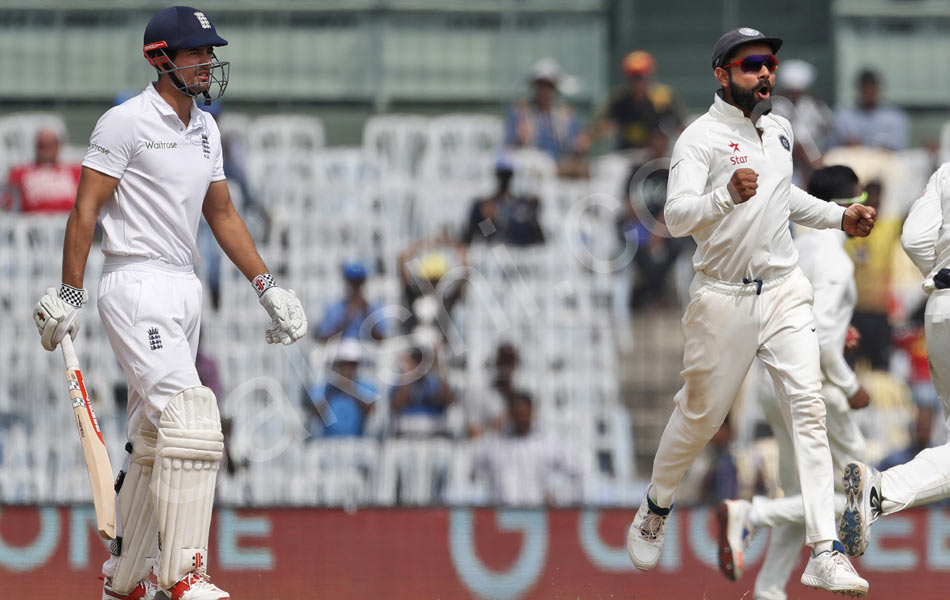 India beat England by innings and 75 runs16