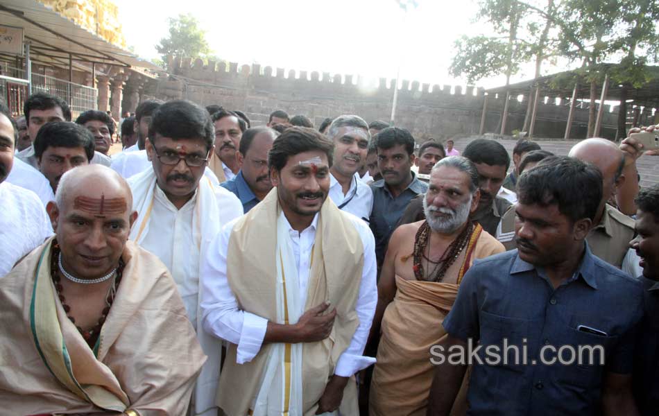 ys jagan in srisailam mallanna temple - Sakshi17