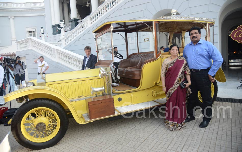 vintage cars show in hyderabad Falaknuma Palace - Sakshi16