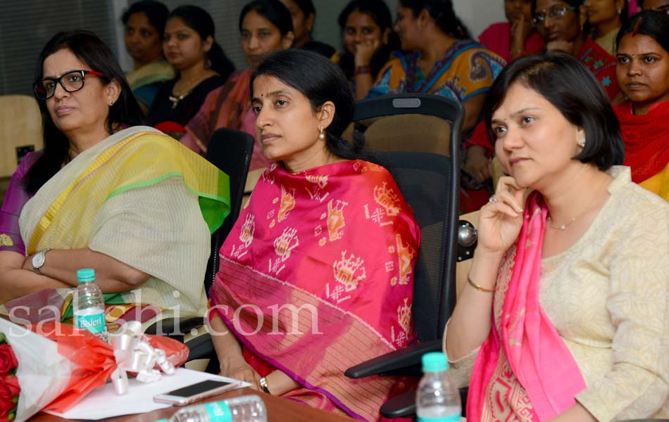 womens day celebration in sakshi journalism school - Sakshi10