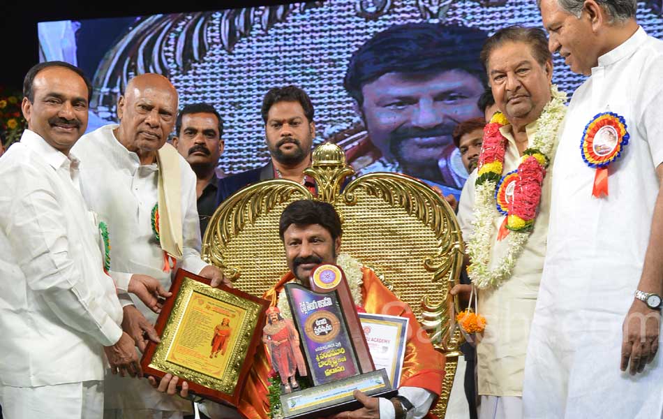 ugadi 2017 awards in balakrishna - Sakshi1