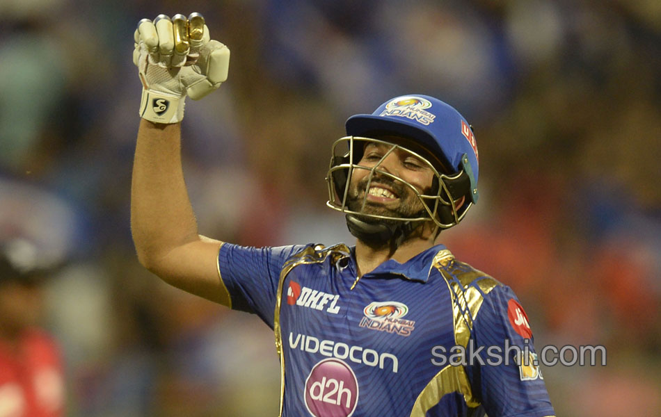 mumbai indians beats gujarat lions by 6 wickets - Sakshi1