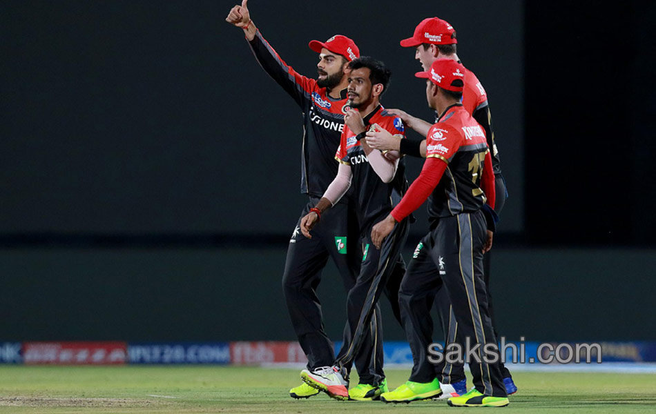 RCB celebrates after win the match during match - Sakshi12