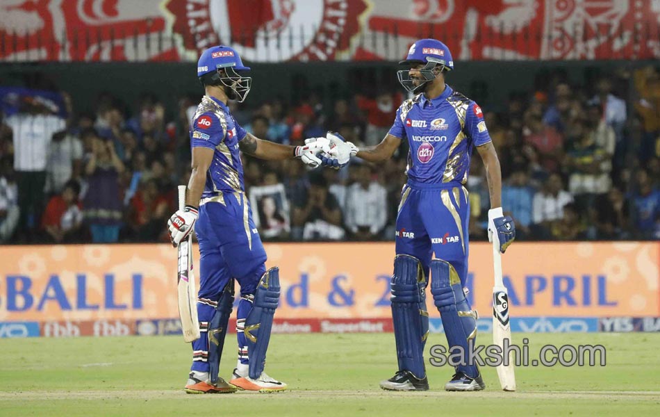 Mumbai Indians win by Kings X1 Punjab1