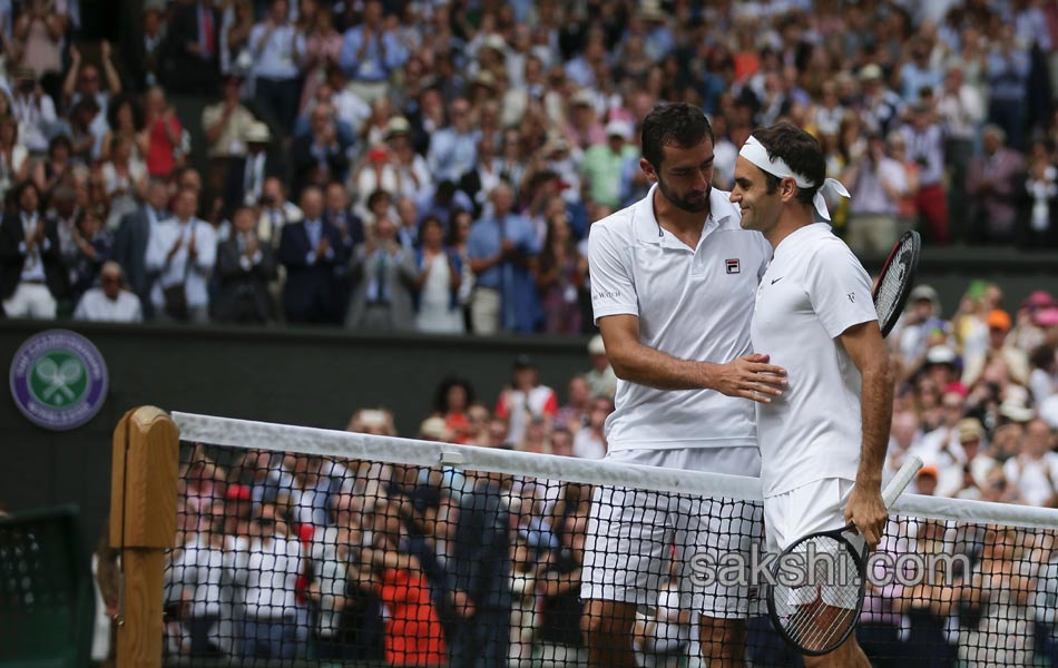 Wimbledon win by Roger Federer6