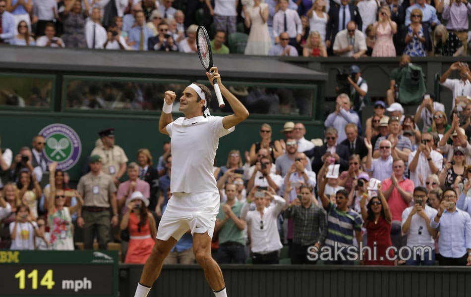 Wimbledon win by Roger Federer13