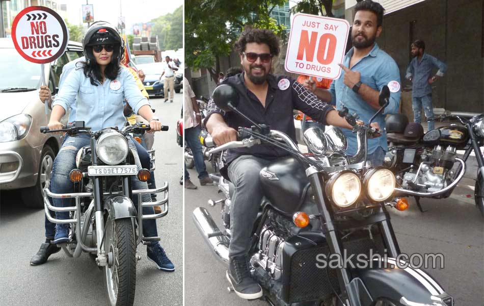 Say no to drugs bikers rally organised in Hyderabad7