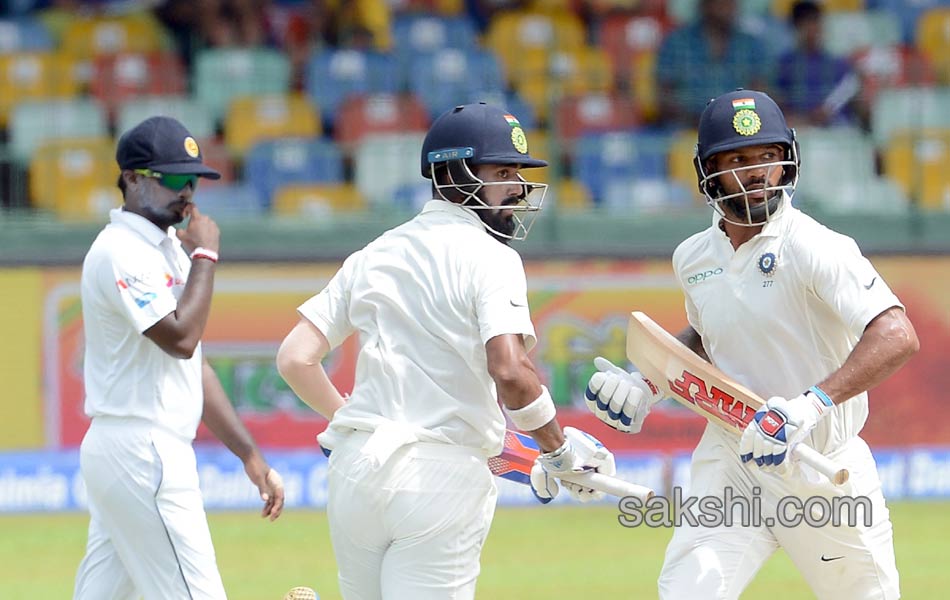 India in the second Test in Colombo17