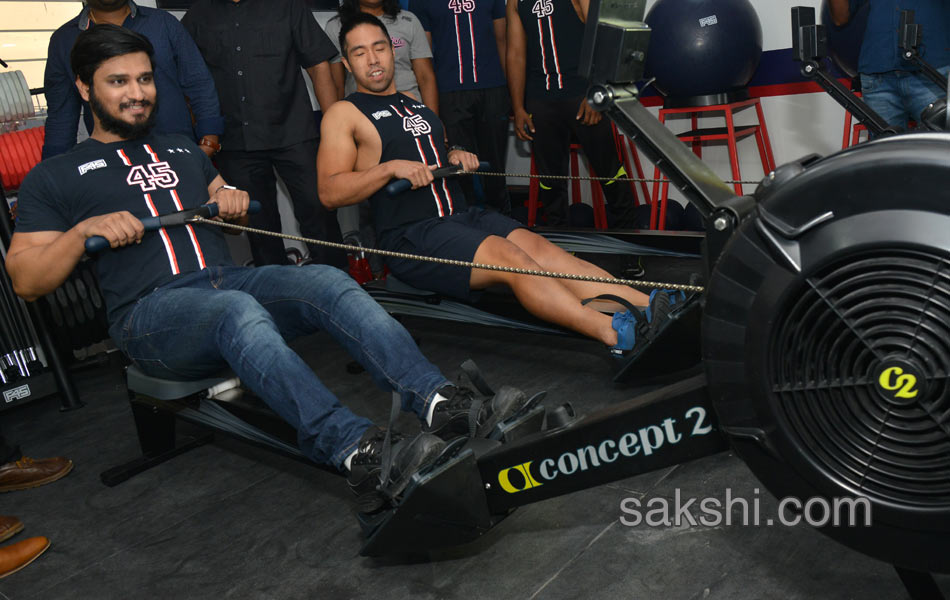 F45 Gym launch Secunderabad in hero Nikhil2