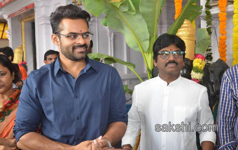 Sai Dharam Tej And Karunakaran Movie Opening3