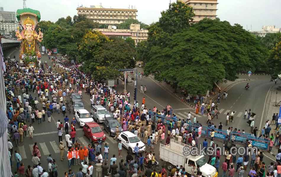 Khairatabad Ganesh Shobha Yatra Started1