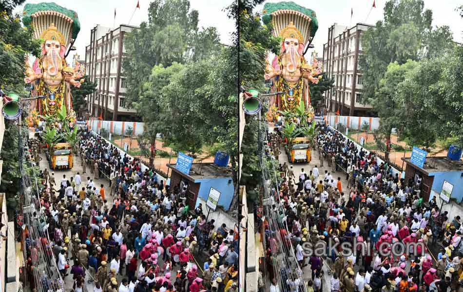 Khairatabad Ganesh Shobha Yatra Started8