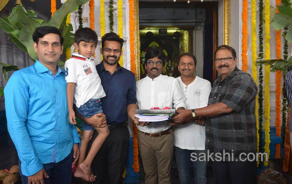 Sai Dharam Tej And Karunakaran Movie Opening1