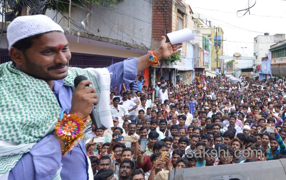 ys jagan mohan reddy road show in nandyal - Sakshi15