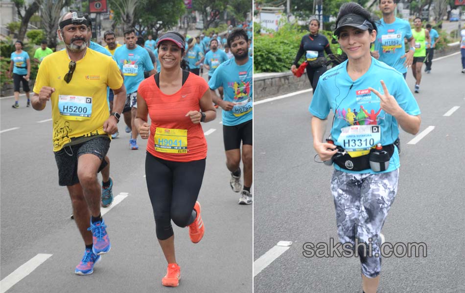 airtel hyderabad marathon run - Sakshi15