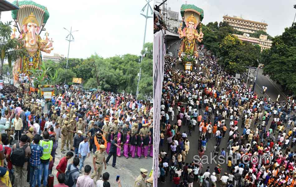 Khairatabad Ganesh Shobha Yatra Started10