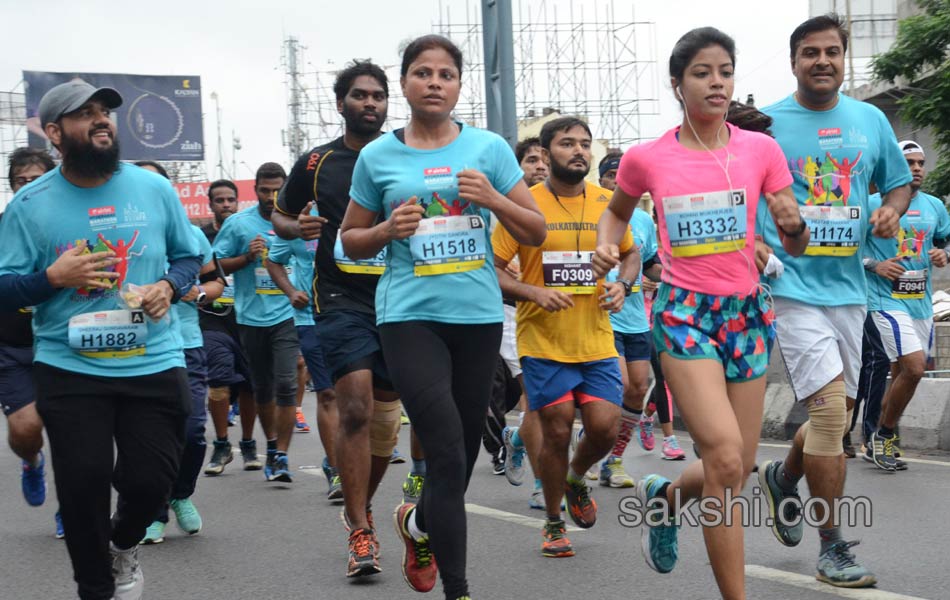 airtel hyderabad marathon run - Sakshi4