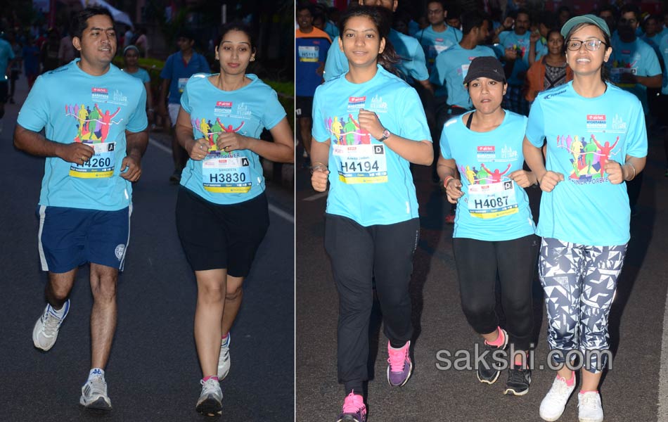 airtel hyderabad marathon run - Sakshi16