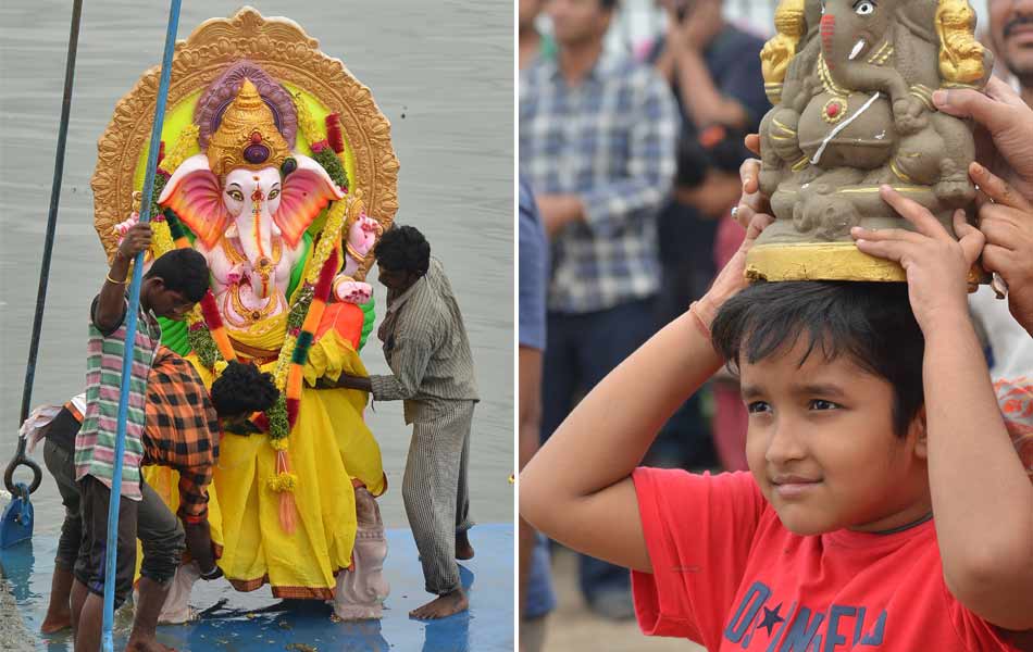 ganesh nimajjanam in hyderabad - Sakshi11