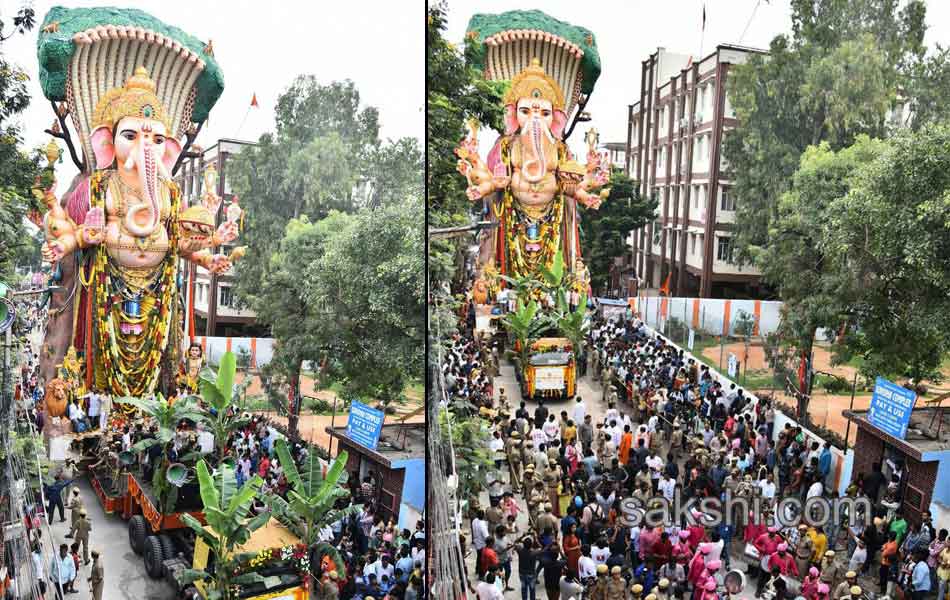 Khairatabad Ganesh Shobha Yatra Started7