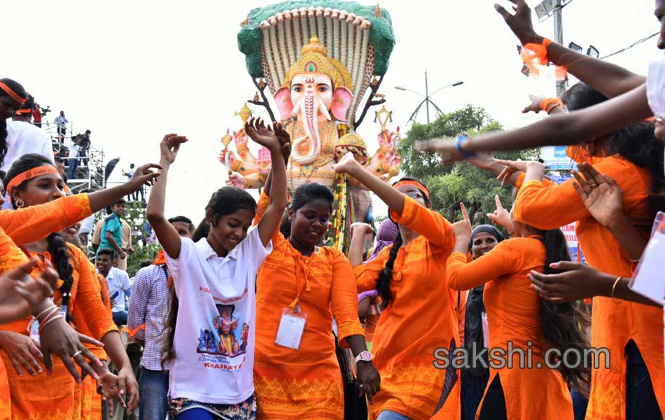 Khairatabad Ganesh Shobha Yatra Started12