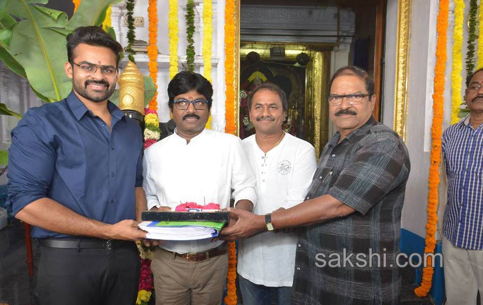 Sai Dharam Tej And Karunakaran Movie Opening2