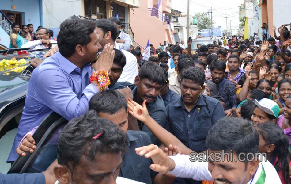 ys jagan mohan reddy road show in nandyal - Sakshi2