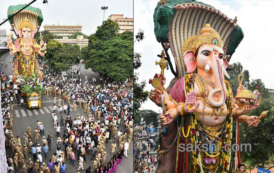 Khairatabad Ganesh Shobha Yatra Started6