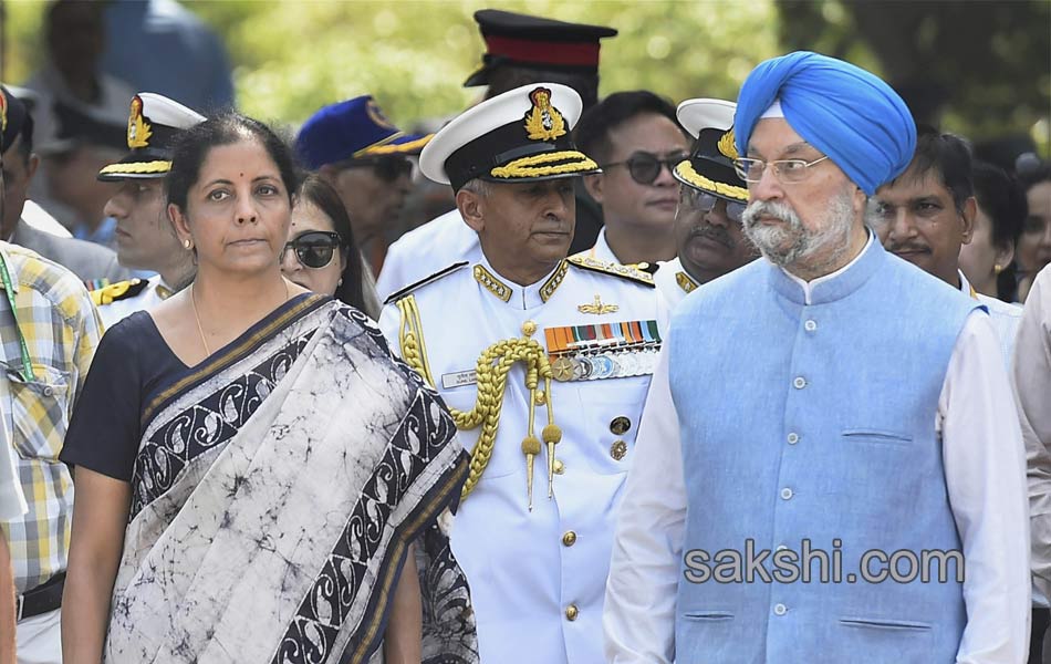 Last rites ceremony of Marshal of Air Force Arjan Singh at Delhis Brar Square5