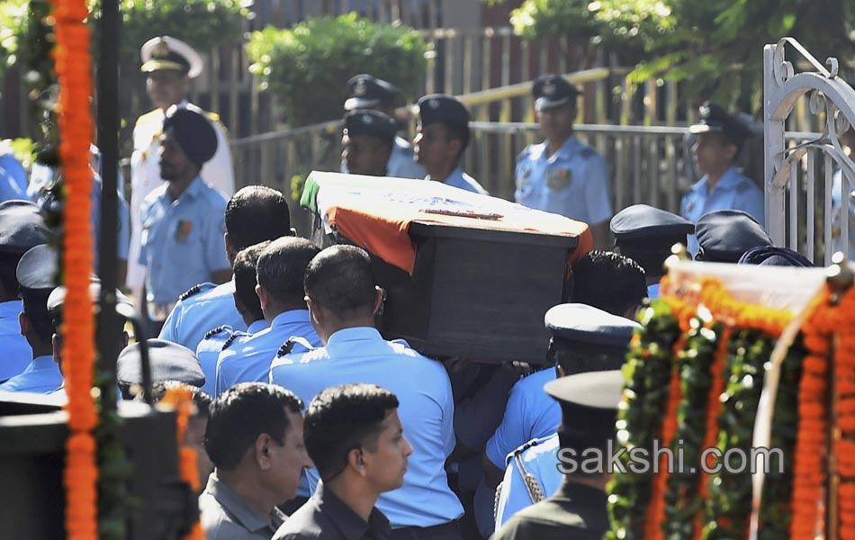 Last rites ceremony of Marshal of Air Force Arjan Singh at Delhis Brar Square9