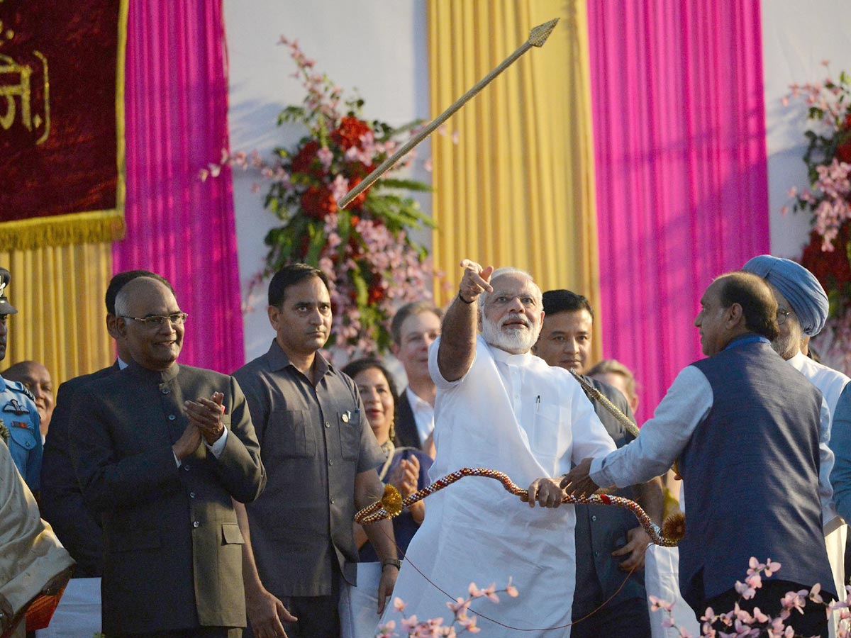 dussehra celebrations red fort ground - Sakshi1