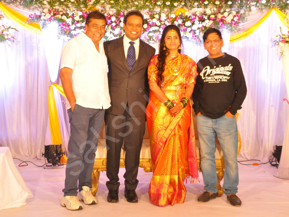 comedian harish Wedding reception13