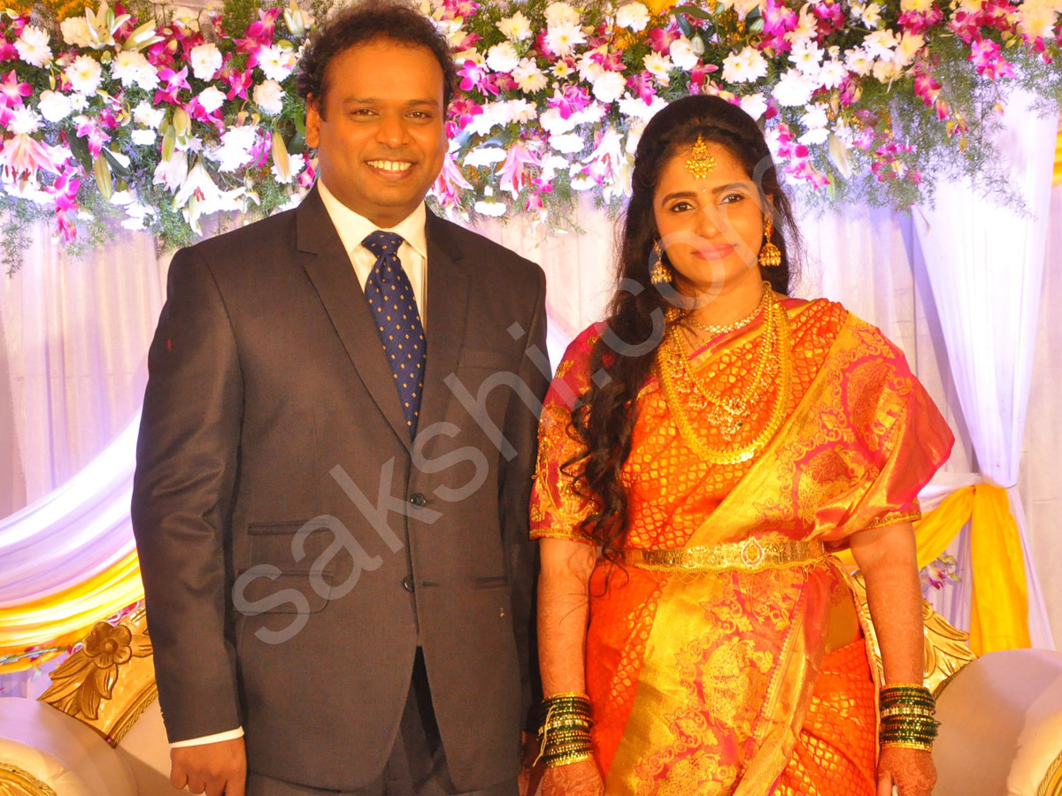 comedian harish Wedding reception16