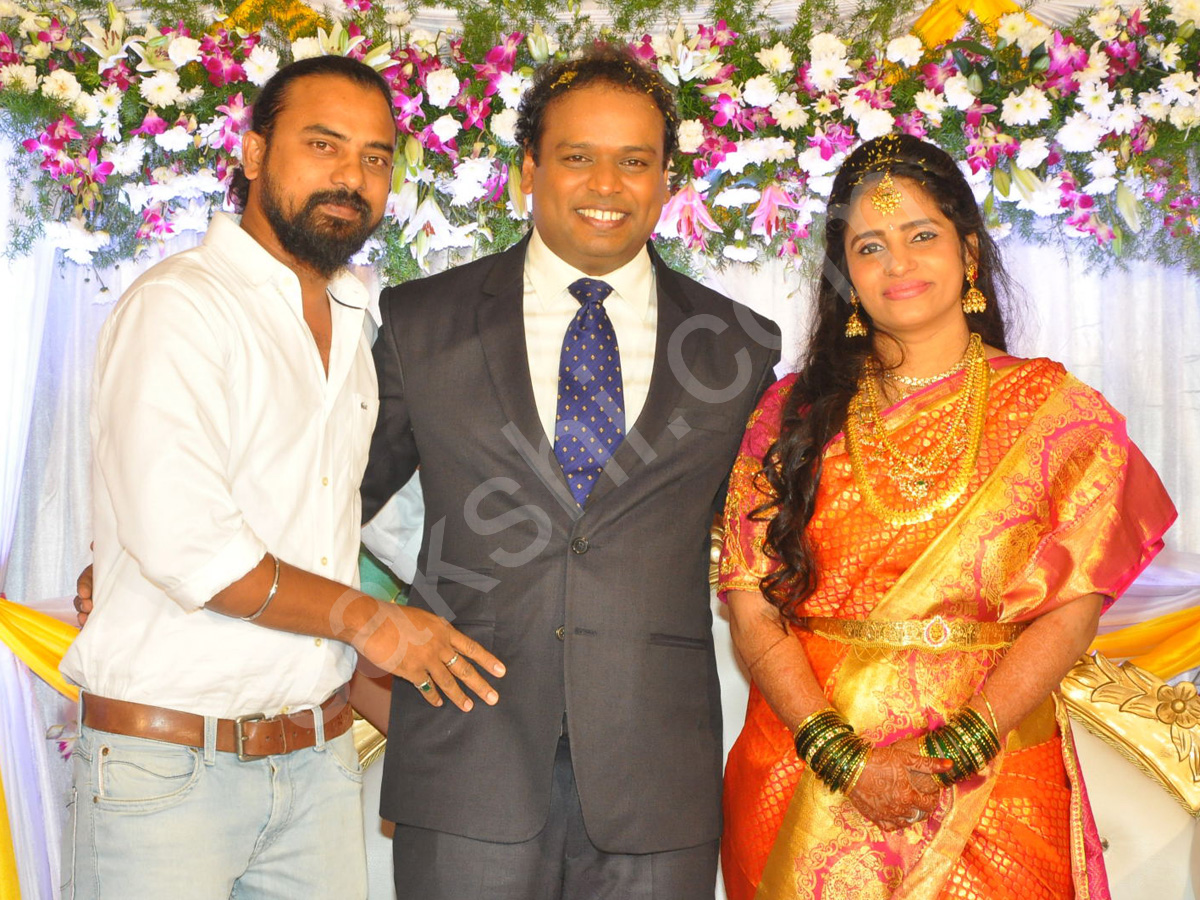 comedian harish Wedding reception28