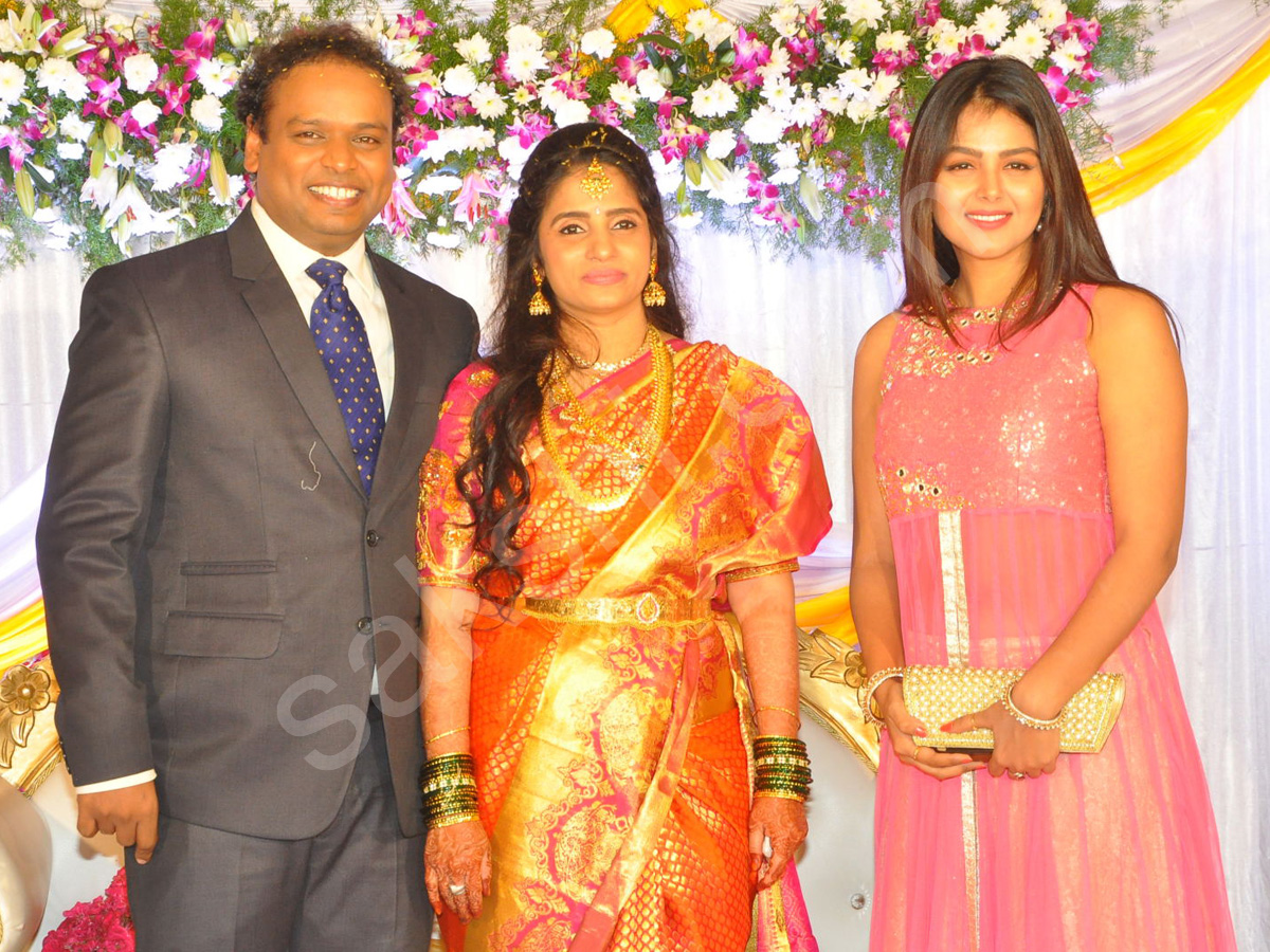 comedian harish Wedding reception8